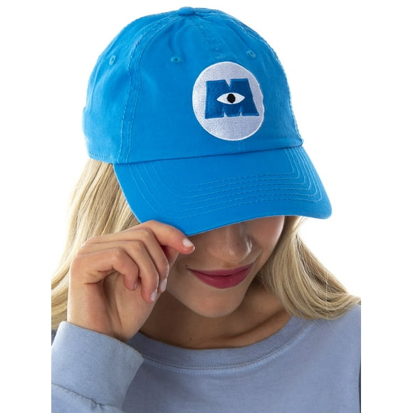 Disney Monsters Inc. Embroidered Logo Hat Adjustable Strap Baseball Cap