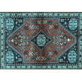 thumbnail image 1 of Ahgly Company Indoor Rectangle Persian Light Blue Traditional Area Rugs, 2' x 3', 1 of 4