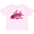 thumbnail image 3 of Inktastic Girls Pink Airplane Pilot Girls Toddler T-Shirt, 3 of 5