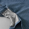 thumbnail image 7 of Asxite Mens Pajamas Shorts Striped Soft Breathable Elastic Embossed Waistband Solid Sleepwear, 7 of 7