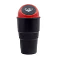 thumbnail image 2 of simhoa Vehicle Automotive Cup Holder Garbage Can Small Mini Trash Bin Car Trash Garbage Can for Car Office Home, Saving Space Red, 2 of 8