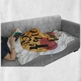 thumbnail image 5 of Best Friend Soft Flannel Fleece Throw Blanket, Best Friends Forever Calligraphy Print, Cozy Plush for Indoor and Outdoor Use, 70" x 90", White Dark Peach Coral, by Ambesonne, 5 of 5