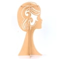 thumbnail image 7 of Wig Stand Holder Hair Styling Display, 2Pcs Plastic Portable Travel Wig Stand for Women Girls, 7 of 7