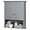 Grey, variant on GLACER Wall Mounted Storage Cabinet, Bathroom Medicine Cabinet with Adjustable Shelf and Double Doors, Wall Cabinet for Bathroom, Living Room, Kitchen or Entryway, 23.5 x 8 x 28 inches (Grey)
