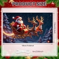 thumbnail image 2 of Festive Design Santa Claus Christmas Sleigh Winter Scene Holiday Banner for Christmas Party Celebration Seasonal Decoration, 2 of 9