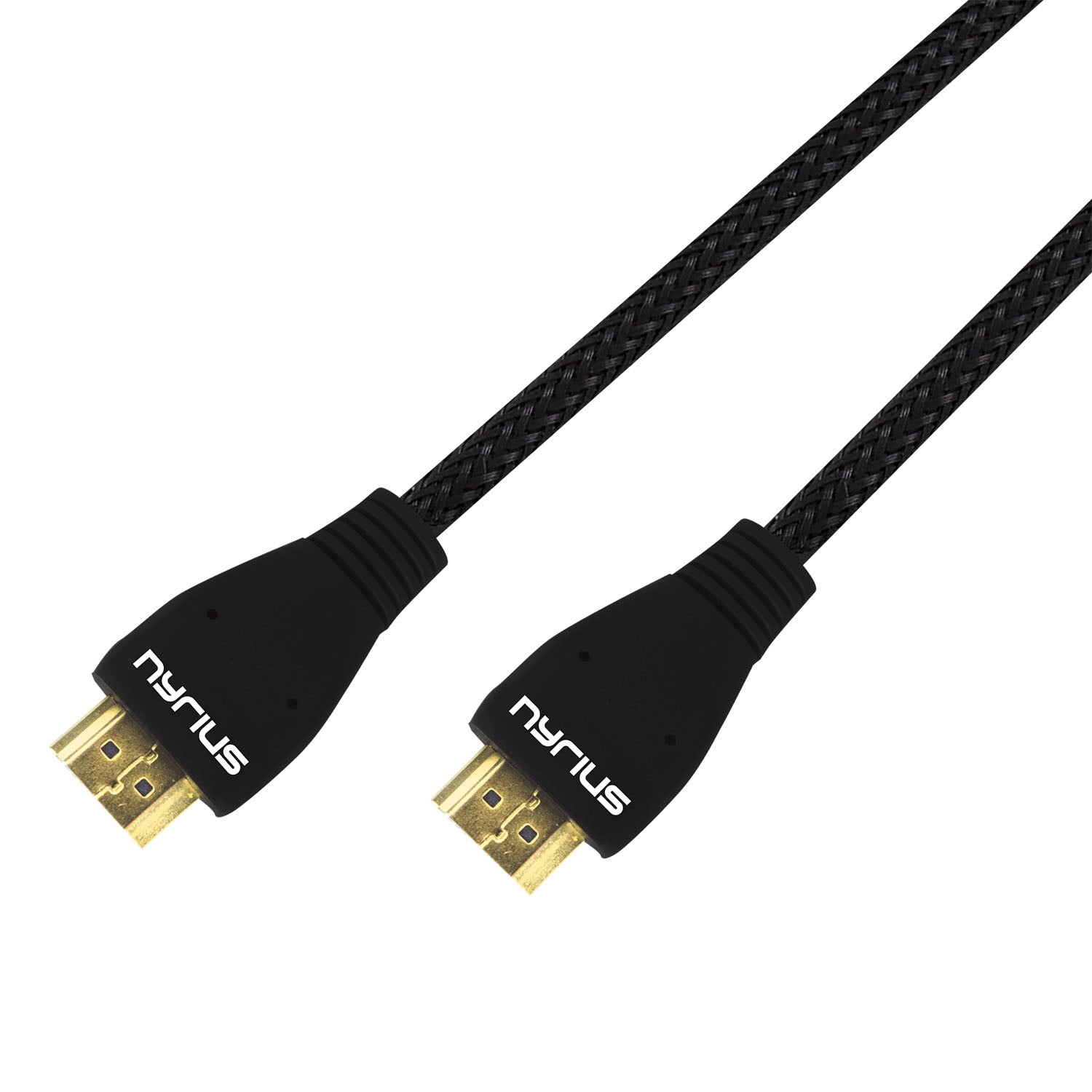 Nyrius High Speed HDMI Cable (6 Feet) Supports 3D, Ethernet, & Audio Return - 2 Pack