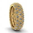 thumbnail image 3 of 2.00Ct Round Cut Natural Diamond 3Row Anniversary Eternity Band Ring Solid 14k Gold IJ I1, 3 of 3
