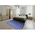 thumbnail image 5 of Ahgly Company Machine Washable Indoor Square Transitional Sky Blue Area Rugs, 7' Square, 5 of 7