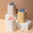thumbnail image 5 of PEACNNG Desktop trash can mini office paper basket, bedroom living room dustbin, creative cute small garbage box garbage bin paper basket, 5 of 5