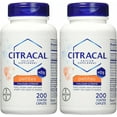 thumbnail image 2 of Citracal Calcium Citrate Vitamin D3 Supplement, Bone Support, 200 ct, 2 Pack, 2 of 6
