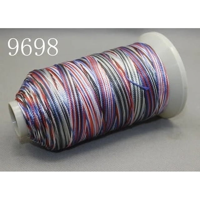 18 Supports Corde à Tisser Fil à Broder Coloré Fil à Coudre Fil pour Nœud à la Main 450m