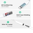 thumbnail image 3 of Adaptador de auriculares Apple Lightning a 3,5 mm para iPhone, 3 of 7