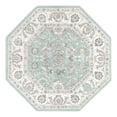 thumbnail image 3 of Unique Loom Aurelia Collection Area Rug - Hadrian (7' Octagon Aqua/Gray), 3 of 7