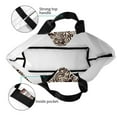 thumbnail image 4 of Honeii Leopard And Zebra1 Print Tote Bag for Women, Foldable Tote Bag Large Shoulder Bag Top Handle Handbag for Travel, Work, 4 of 8