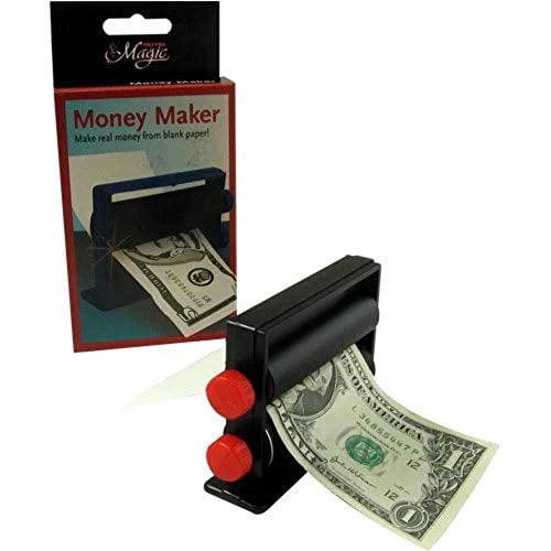 MAGIC MONEY MAKER PRINTER Toy Trick Dollar Bill Machine Changes Beginner Joke 