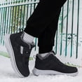 thumbnail image 5 of SKIUHS Diabetic Shoes Extra Wide Width Diabetic Boots Warm Slip-on Lymphedema Shoes Adjustable Closure Walking Shoes for Elderly Swollen Feet, 5 of 7