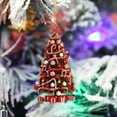 thumbnail image 6 of Christmas Tree Shaped Ornaments Set Small Acrylic Candy Cane Lollipop Hanging Pendants Mini Xmas Figurines Decorations for Indoors Home Party DIY Gift Decor, 6 of 7