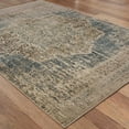thumbnail image 2 of 5â€™x8â€™ Blue and Ivory Medallion Area Rug, 2 of 3