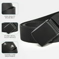 thumbnail image 2 of AWAYTR Kids Belt Nylon Belt - Belt with Metal Buckle for Pants School Uniform Jeans, 2 of 8