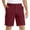 Wine, variant on Tuphregyow Men Leisure Athletic Hiking Knee Length Shorts Overalls Workout Shorts Casual Cargo Shorts Lightweight Multi Comfy Shorts with Pockets Solid Navy M