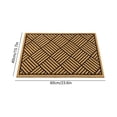 thumbnail image 3 of Coir Door Mat Heavy Duty Non Rubber Backing for Front Door, High Traffic Entrance Rug Traps Dirt, Weather Resistant Outdoor Coco Fiber Doormat, 3 of 6