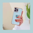 thumbnail image 2 of Dteck for iPhone 13 Mini 5.4 Inch Slim Case, Soft TPU Luxury Shiny Ring Holder Plated Edges Shockproof Scratch Resistant Case for iPhone 13 Mini,Mint, 2 of 6