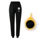thumbnail image 3 of Gibobby leggings deportivos para mujer Pantalones elásticos de cintura de otoño para entrenamiento, pantalones estampados de Color para el de invierno para mujer cálidos sólidos（Blanco， L), 3 of 5