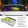 thumbnail image 3 of Geometry Dash Car Windshield Sun Shade Auto Front Window Sunshade Cover Block Uv Rays Sun Visor Protector Car Accessories For Car Truck Suv Medium, 3 of 9