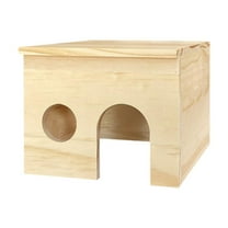 Bothyi Hamster Wooden Shelter Cabin Chamber for Syrian Hamsters Chinchilla Lemmings