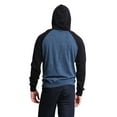 thumbnail image 6 of G-Style USA Men's Lightweight Contrast Raglan Sleeve Pullover Hoodie Sweatshirt MH13114 - Denim Caviar/Black - 2X-Large, 6 of 6