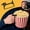 Black, variant on CSSJKYJ Yellow Large Popcorn Handle – Reusable Snack Container for Movie Night & Camping, Plastic Serving Bowl for Kitchen, Party Size
