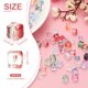 thumbnail image 2 of Uxcell 200 Pcs Perlas de Cubo de Cristal, 7mm Transparentes, Perlas Cuadradas Facetadas para Manualidades de Joyería DIY para Pulseras, Aretes y Collares, Rojas, 2 of 6