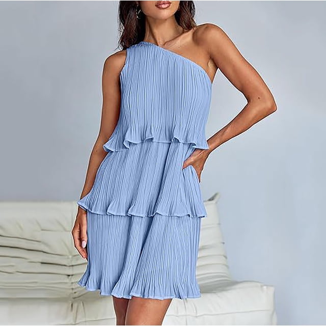 LOVZFMLL Robes Robe Longue à Manches Longues pour Femmes
