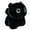 Black, variant on AI Pixie Paw Smart Interactive Plush Cat Voice Responsive Touch Activated Expressive Eyes AI Companion Stuffed Animal for Kids and Pet Lovers, White