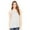 Athletic Heather/White, variant on BELLA + CANVAS Women's Flowy Racerback Tank