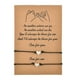 2pcs Bracelets Réglables Forme de Coeur Rose Promesse d'Amitié Cadeau de la Chaîne de la Main pour les Femmes Filles – image 1 sur 6