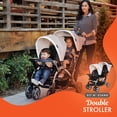 thumbnail image 6 of Baby Trend Infant & Toddler Double Stroller & Single Car Seat, Sit N' Stand, Khaki, Combo, 6 of 11