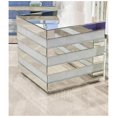 thumbnail image 2 of Michael Amini Montreal Mirrored Linear Square End Table, 2 of 5