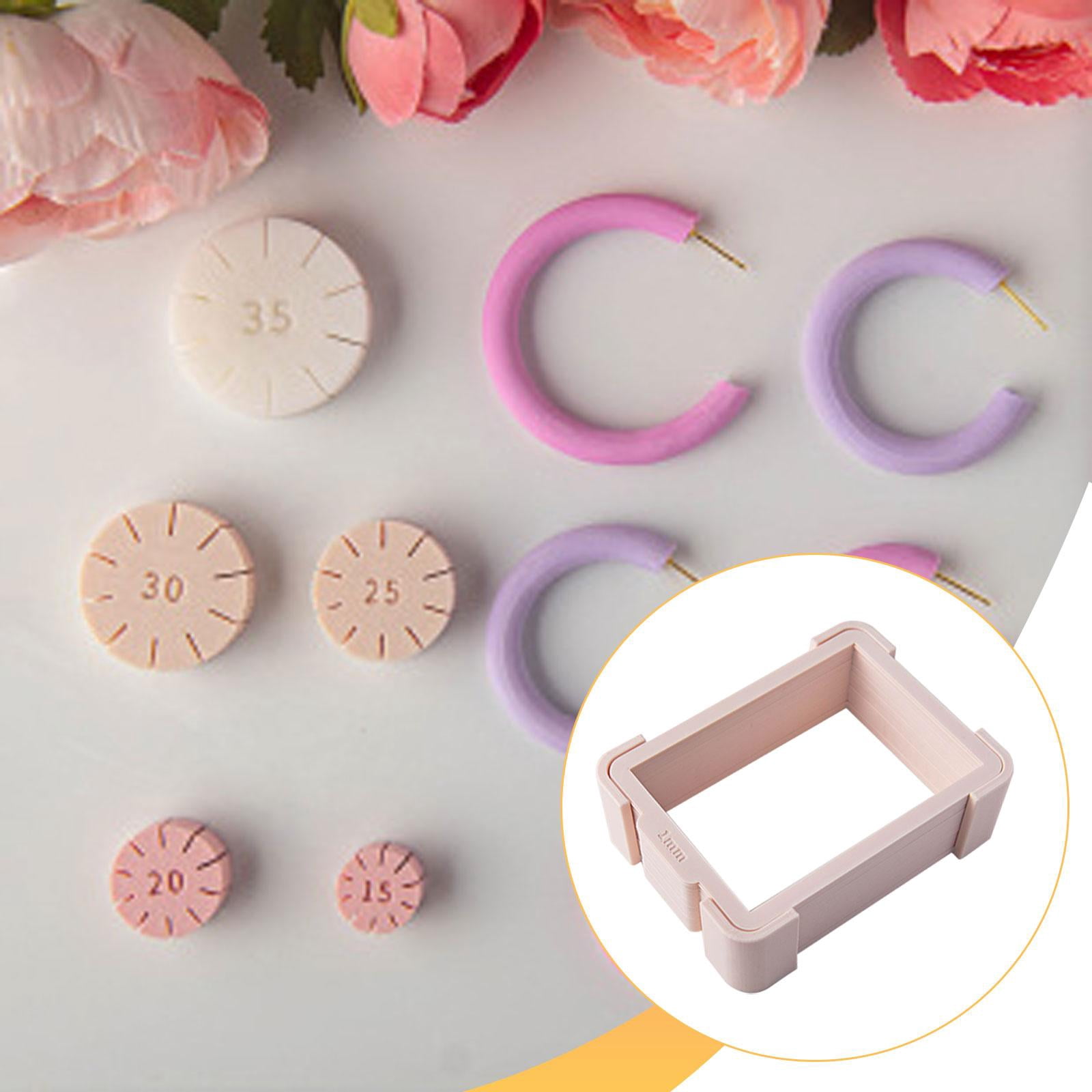 GUOOL Clay Rolling Frame Set with Fondant Rolling Depth Gauge for Clay And DIY Crafts - Professional, Portable And Easy-to-use Measuring Tool