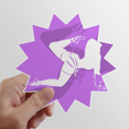 thumbnail image 1 of Calcomanías solares de vinilo Dancing gordita hermosa Unbranded, 1 of 3