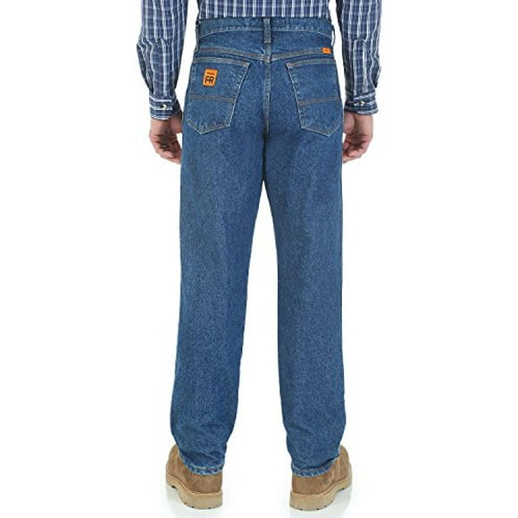 Wrangler Riggs Workwear Mens Relaxed Fit Jean, Medium Fade, 36x36