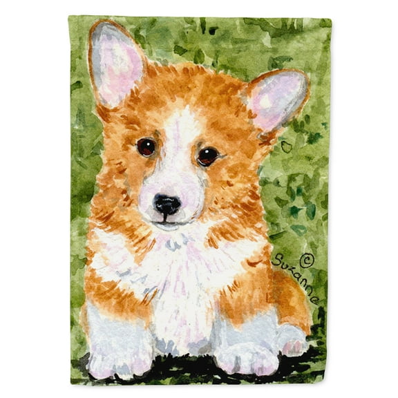 Caroline's Treasures SS8710-FLAG-PARENT Corgi Flag, , multicolor