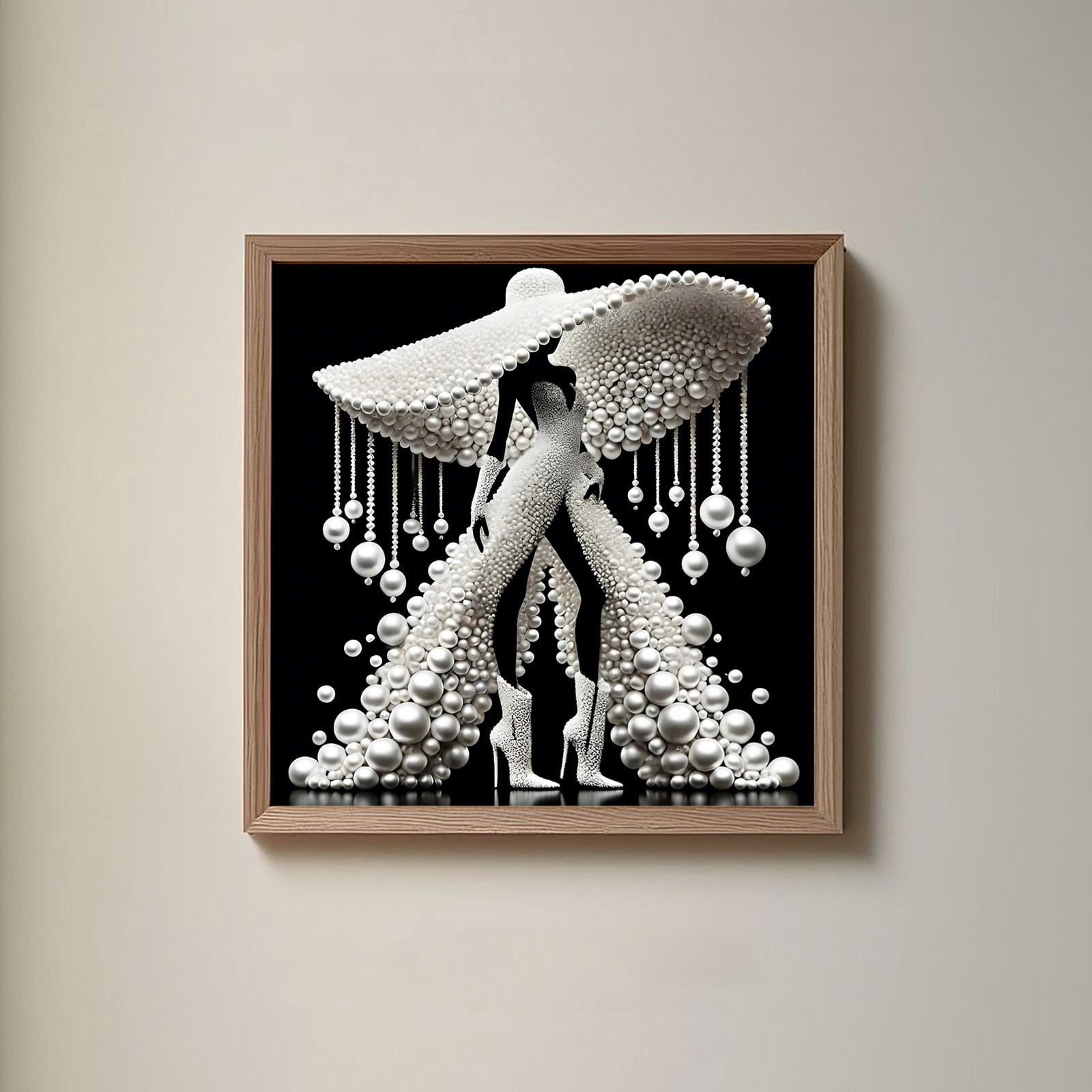 Pearl Diamond Painting, DIY Pearl Painting Kits, Pearl Painting Kits For Adults, Alien Diamond Art Set for Adults & Beginners Crystal Water Diamond Home Decor