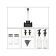thumbnail image 3 of Salt And Pepper Shakers, Oil And Vinegar Dispenser Set (5pcs) With Rotating Salt Shaker Lid, Non-Leak Oil Dispenser, 3 of 5