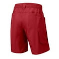 thumbnail image 2 of Little Donkey Andy Men's Hiking Cargo Shorts with 9 Pockets Lightweight Water-resistant Quick Dry Golf Travel Shorts Red S, 2 of 7