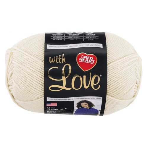 Red Heart with Love Aran Yarn, 1 Each