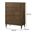 thumbnail image 5 of Wooden Chest, Oak Brown, 5 of 5