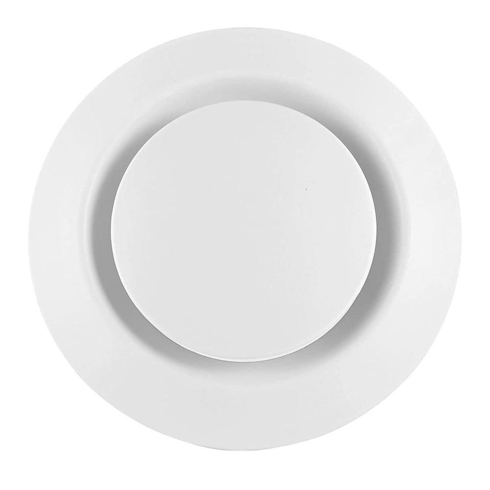 Adjustable Air Vent Covers Round Ceiling Vent Bathroom Extractor Fan Vent Cover Ø100Mm - 2Pcs
