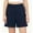 Blue, variant on Zynoxe Womens Shorts with Pockets Relaxed Loose Fit Mid-Thigh Wide Leg Shorts Comfort Strech High Waisted Ladies Casual Shorts Fashion Solid Color Button Closure Summer Shorts for Women S