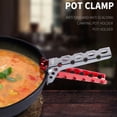 thumbnail image 4 of Al aire libre Anti-escaldado Cocina Picnic Utensilios de cocina Mango Clip Abrazadera Camping Senderismo Anti-caliente Olla Sartén Tazón Pinza Hugtrwg  Para estrenar, 4 of 5